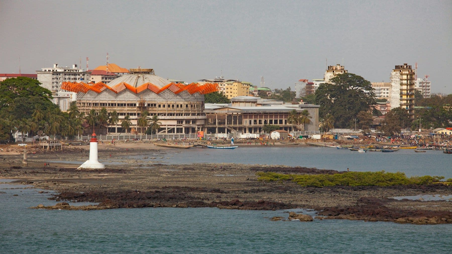 Conakry vue depuis la mer